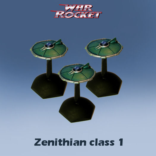 Zenithian Class 1 (pack of 3 rockets)